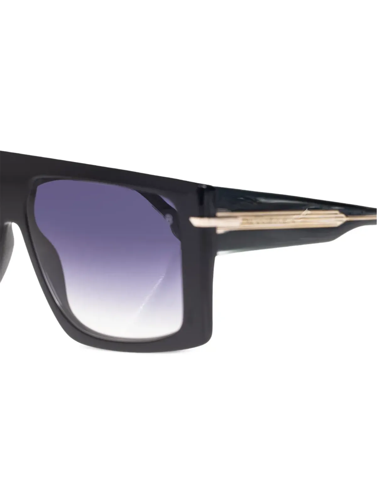 Victoria Beckham Eyewear VB 7000 幾何学フレーム サングラス（ブラック） - 画像2