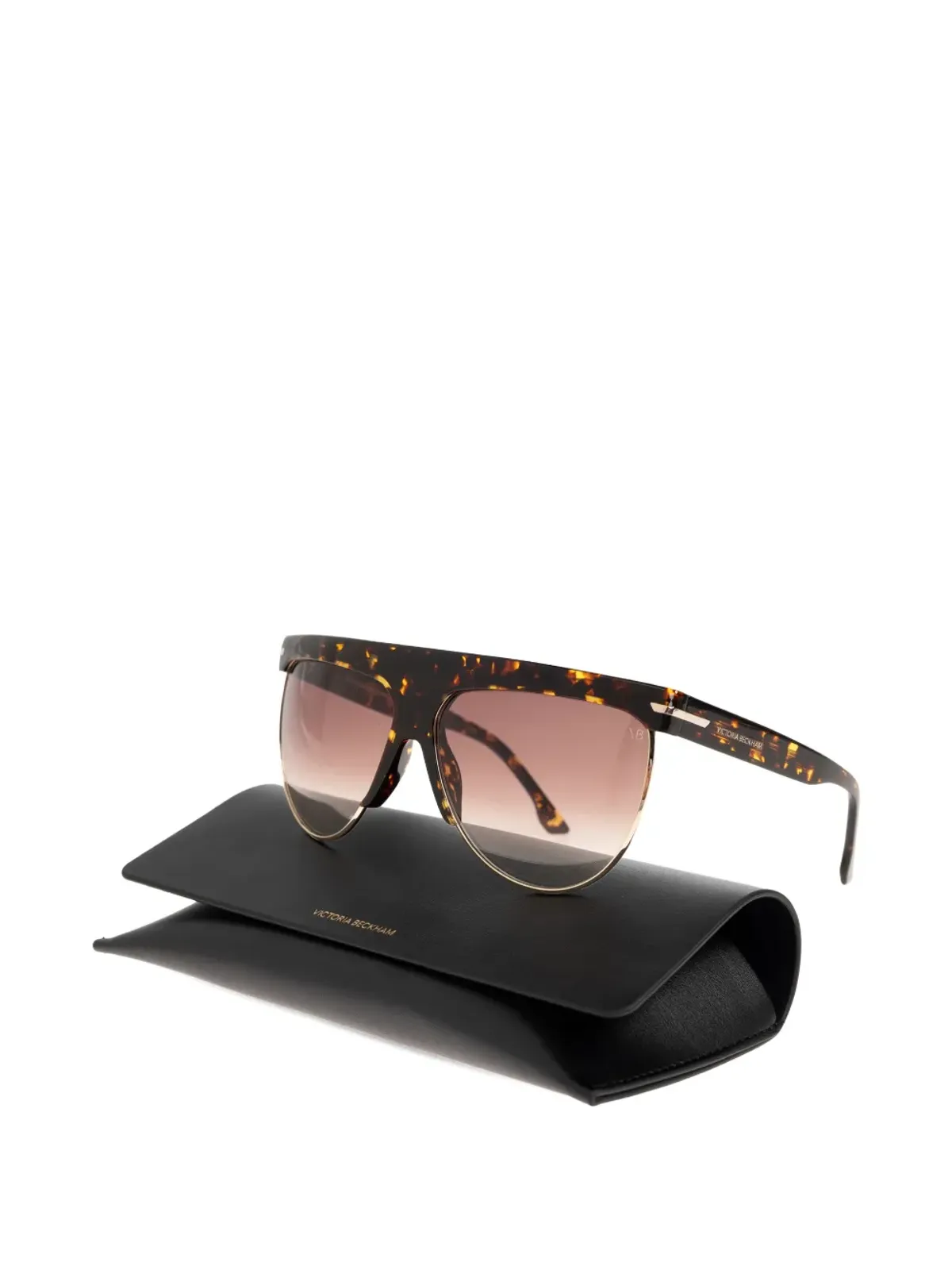 Victoria Beckham Eyewear ブロウラインフレームサングラス - 画像2