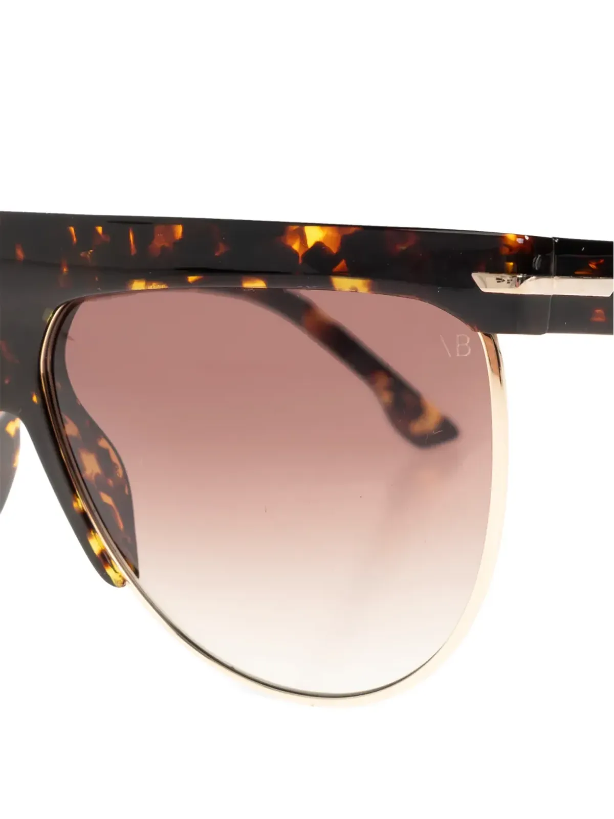 Victoria Beckham Eyewear ブロウラインフレームサングラス - 画像3
