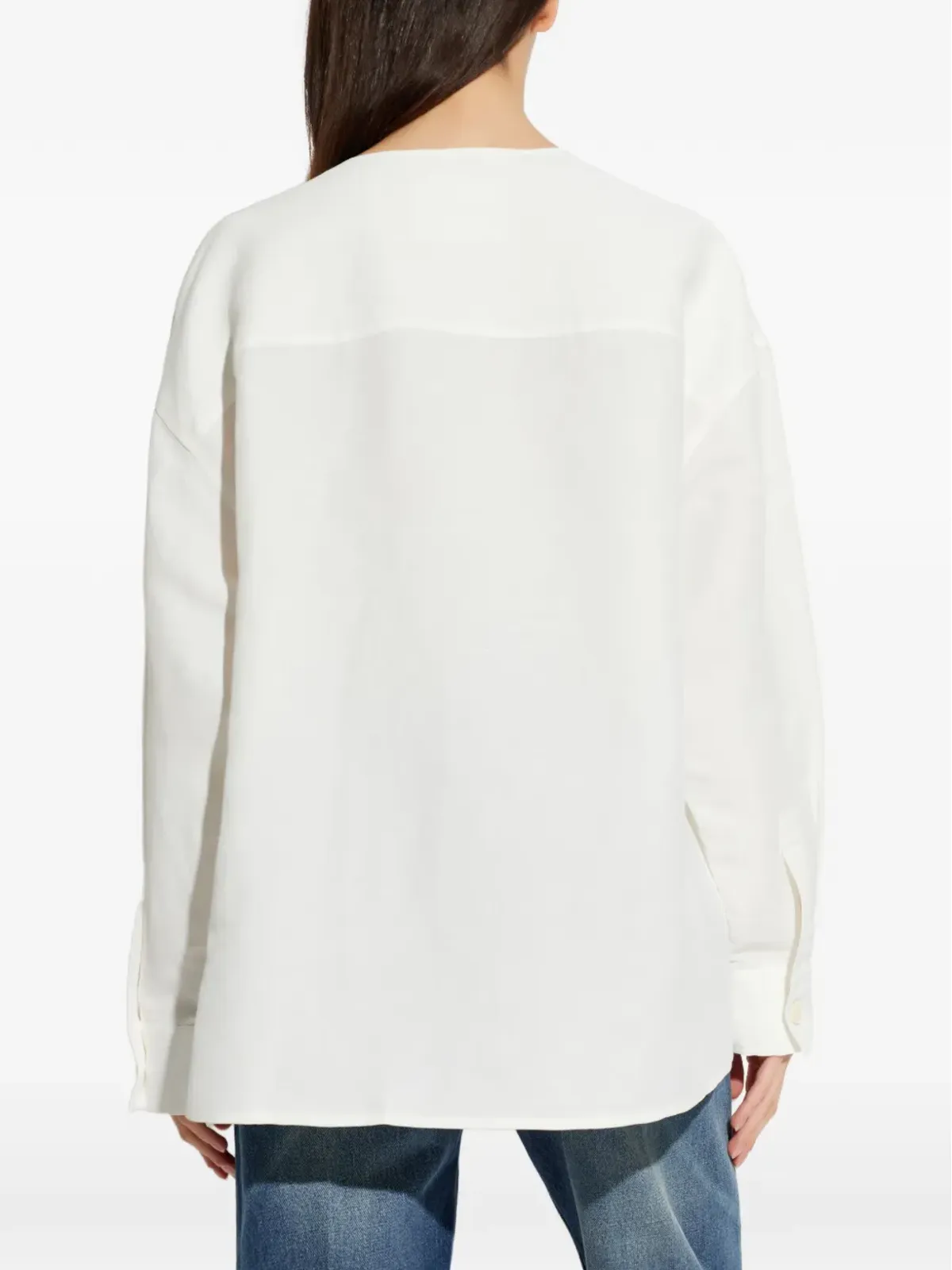 JIL SANDER+ ボタン付きリネンシャツ - 画像4