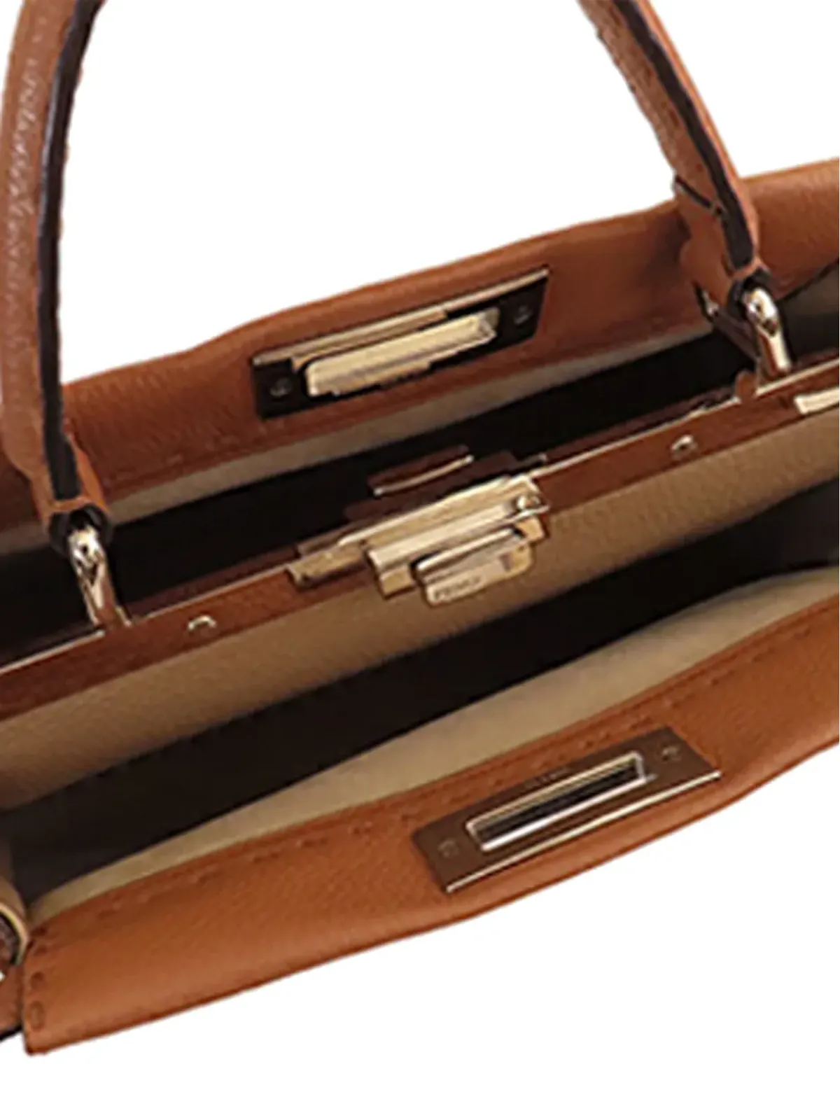 Fendi Pre-Owned ピーカブー アイコニック サッチェル - 画像5