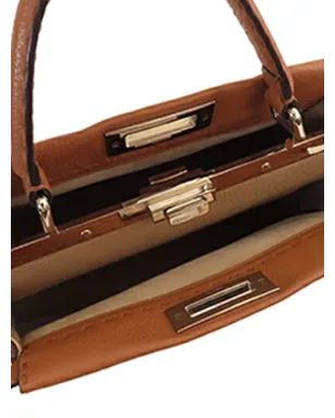 Fendi Pre-Owned ピーカブー アイコニック サッチェル - サムネイル5