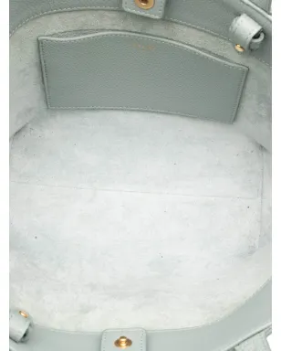 Celine Pre-Owned 2024 ミニ グレインド カーフスキン Triomphe Cabas Anais トート/サッチェル - グレー - サムネイル5