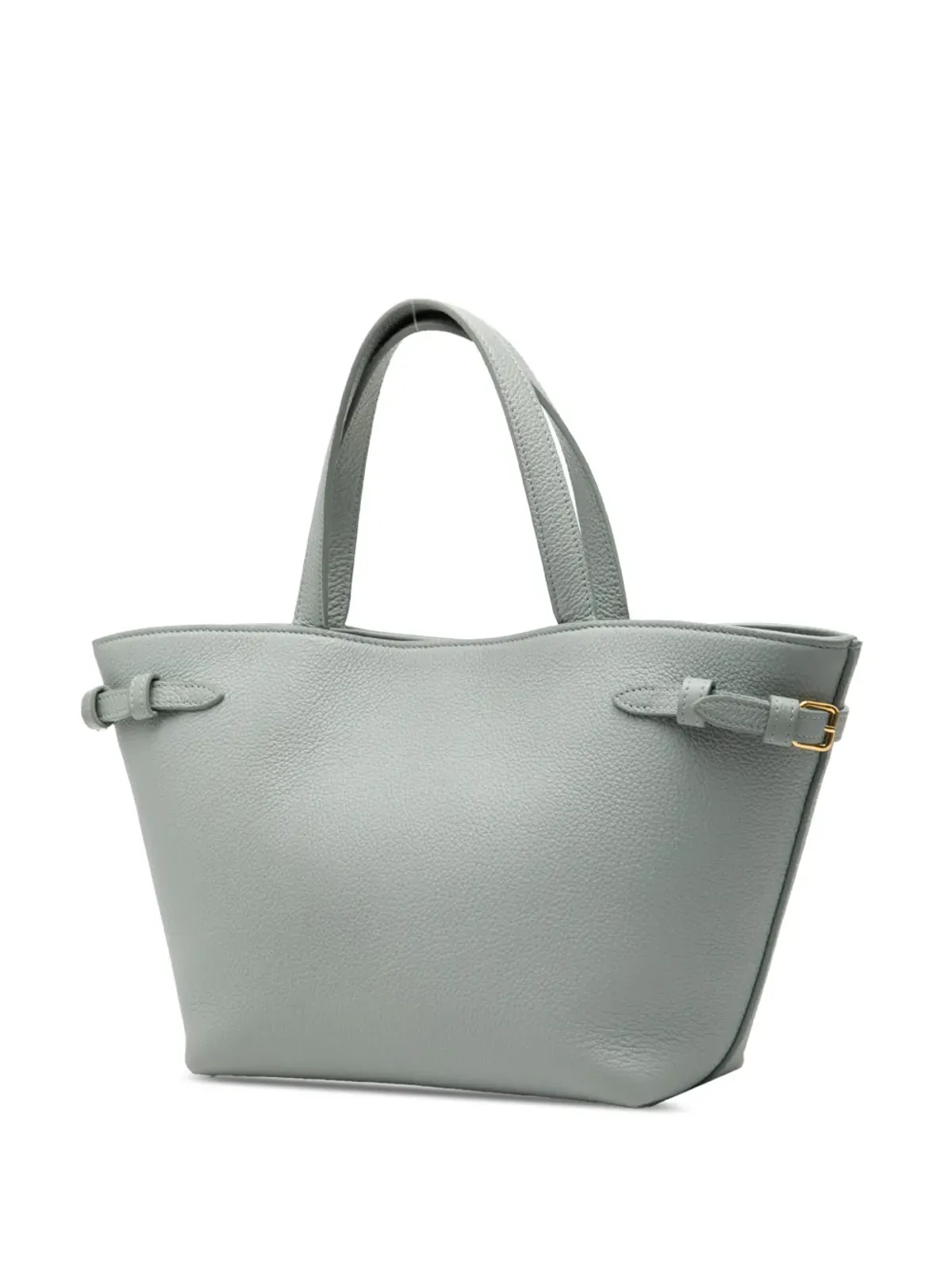 Celine Pre-Owned 2024 ミニ グレインド カーフスキン Triomphe Cabas Anais トート/サッチェル - グレー - 画像3