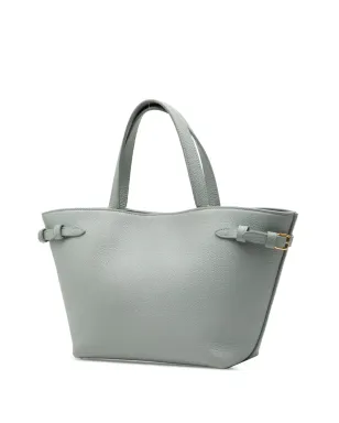 Celine Pre-Owned 2024 ミニ グレインド カーフスキン Triomphe Cabas Anais トート/サッチェル - グレー - サムネイル3