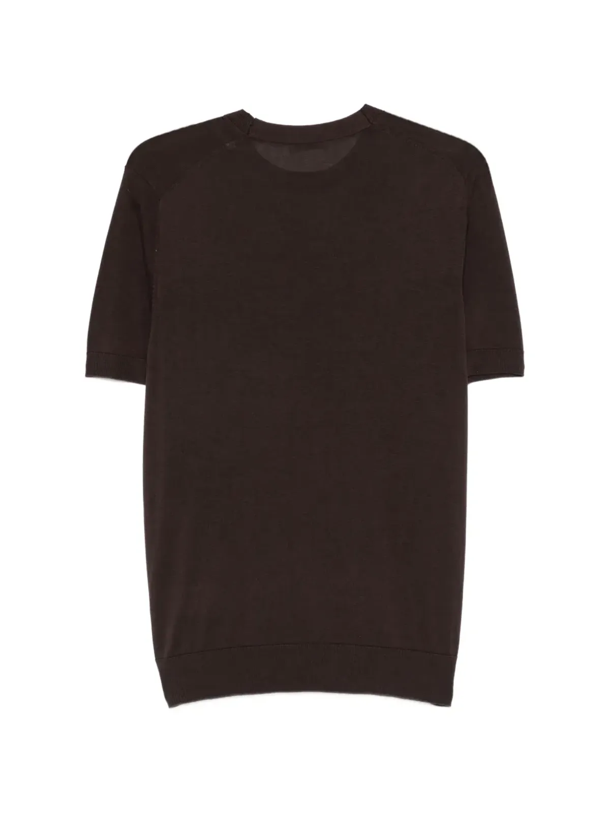 Paolo Pecora クルーネック半袖Tシャツ - Brown - 画像2