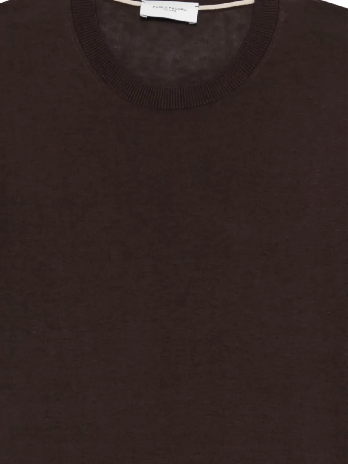 Paolo Pecora クルーネック半袖Tシャツ - Brown - 画像3