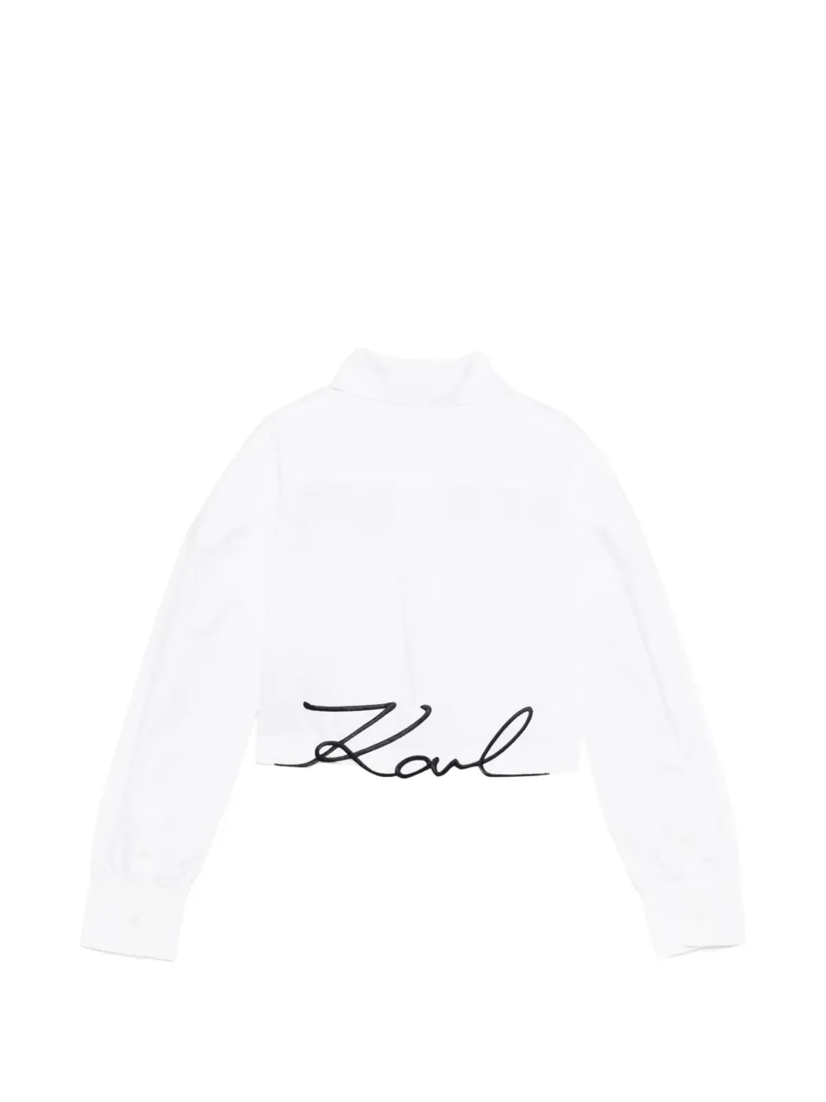 Karl Lagerfeld Kids ロゴディテールシャツ - 画像2