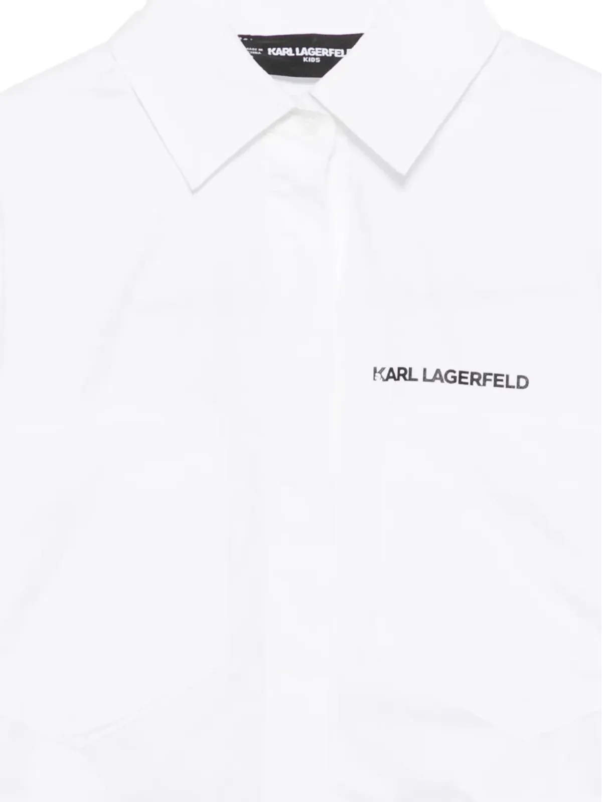 Karl Lagerfeld Kids ロゴディテールシャツ - 画像3