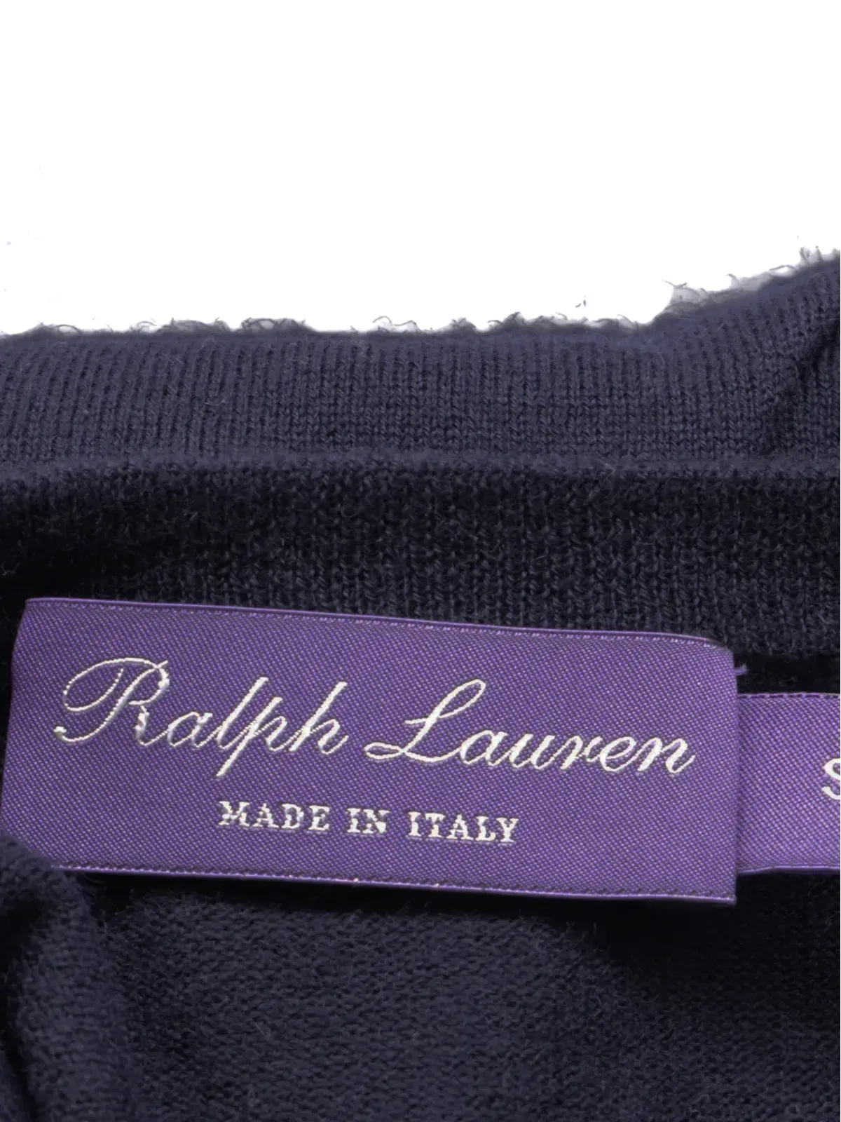 Ralph Lauren Vintage クルーネック カシミヤセーター - 画像3