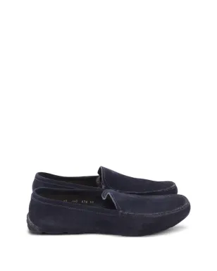 Jil Sander Pre-Owned ビンテージ スエード スリップオンシューズ - ブルー - サムネイル1