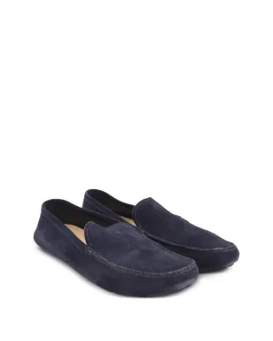 Jil Sander Pre-Owned ビンテージ スエード スリップオンシューズ - ブルー - サムネイル2