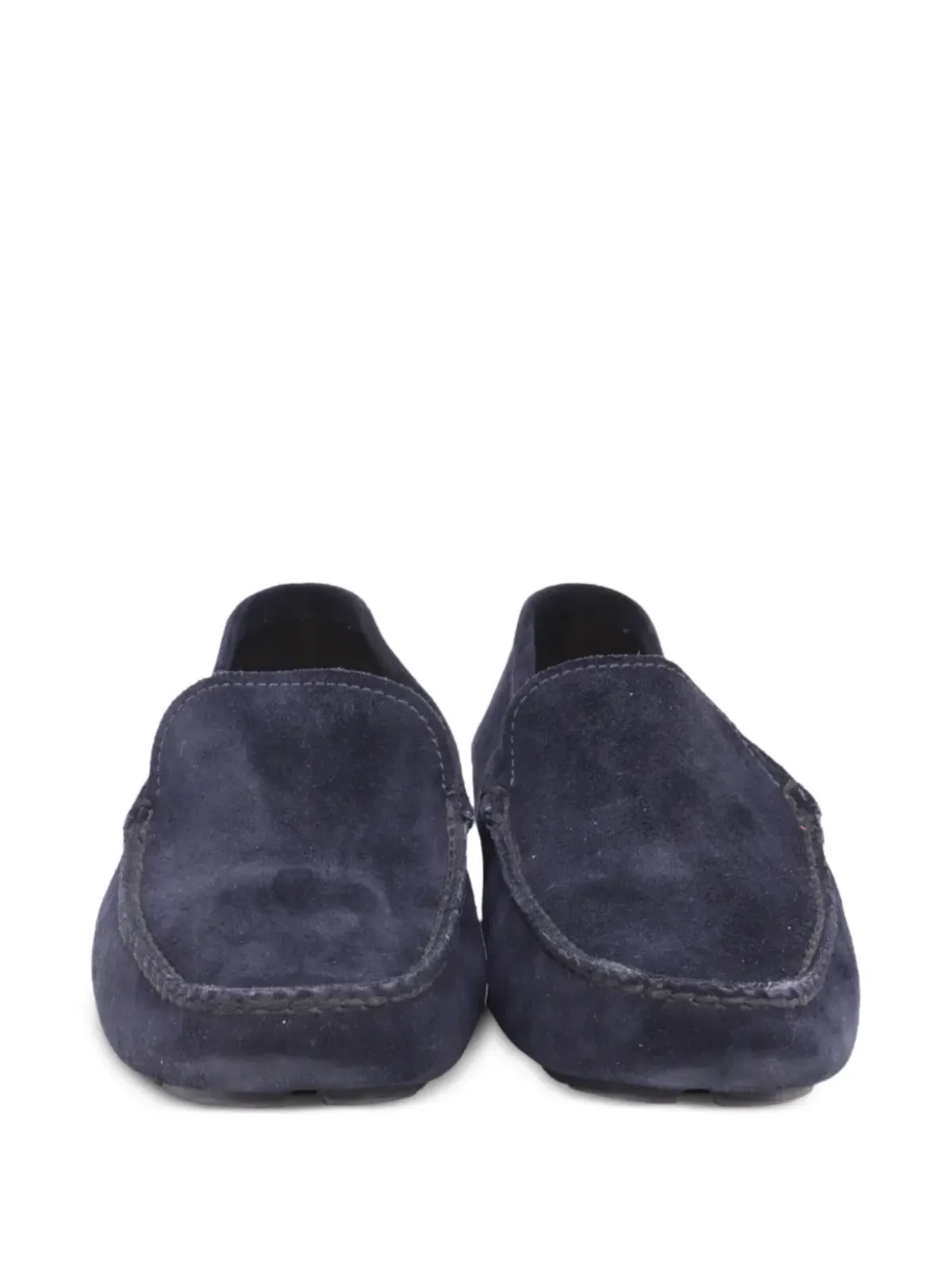 Jil Sander Pre-Owned ビンテージ スエード スリップオンシューズ - ブルー - 画像4
