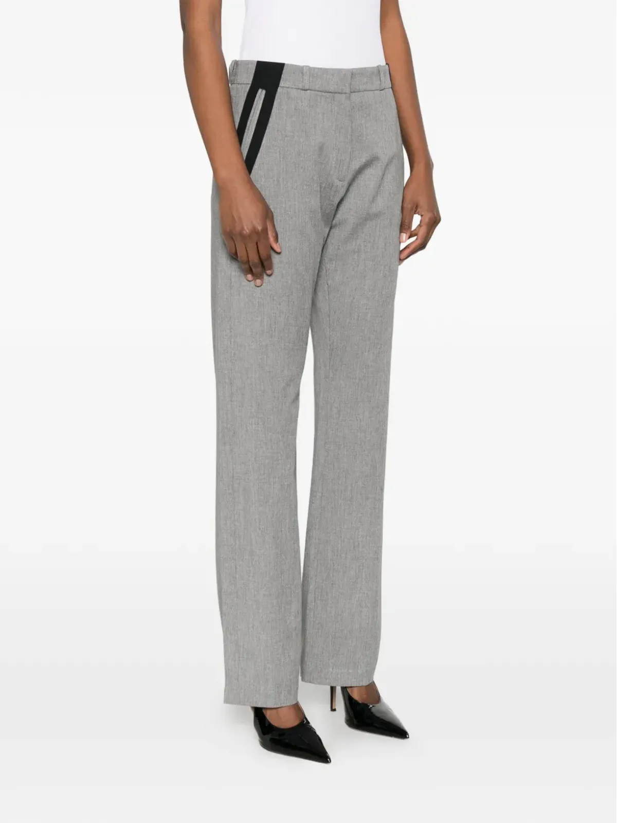 Coperni contrast panel trousers - Grey - 画像3