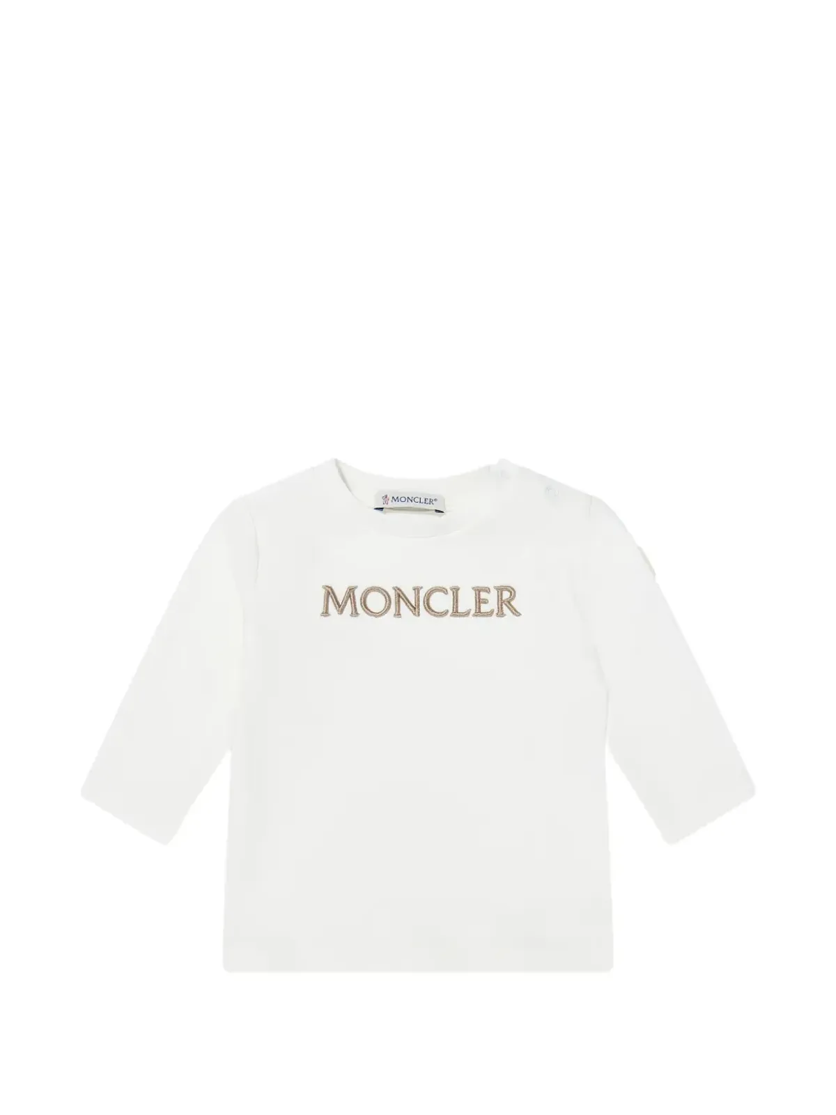 Moncler Enfant ストライプ柄 トラウザー セット - ブラウン - 画像3