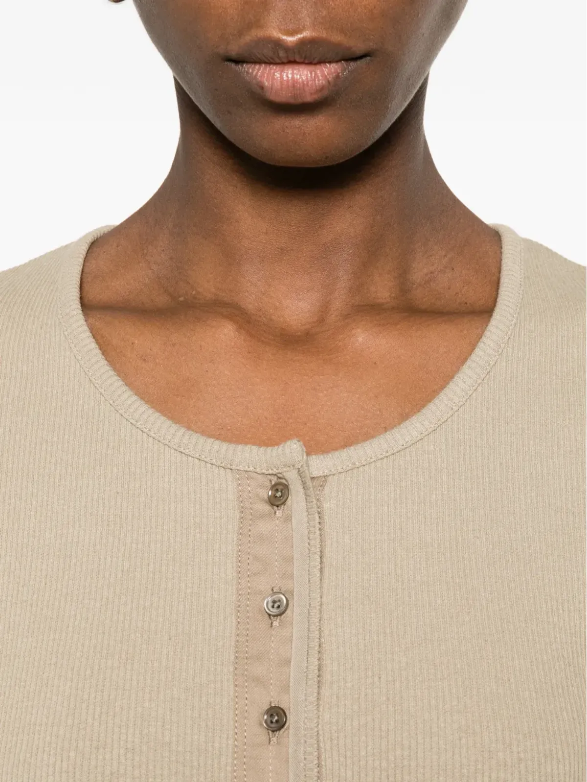 LEMAIRE ボタン付き Tシャツ - 画像5