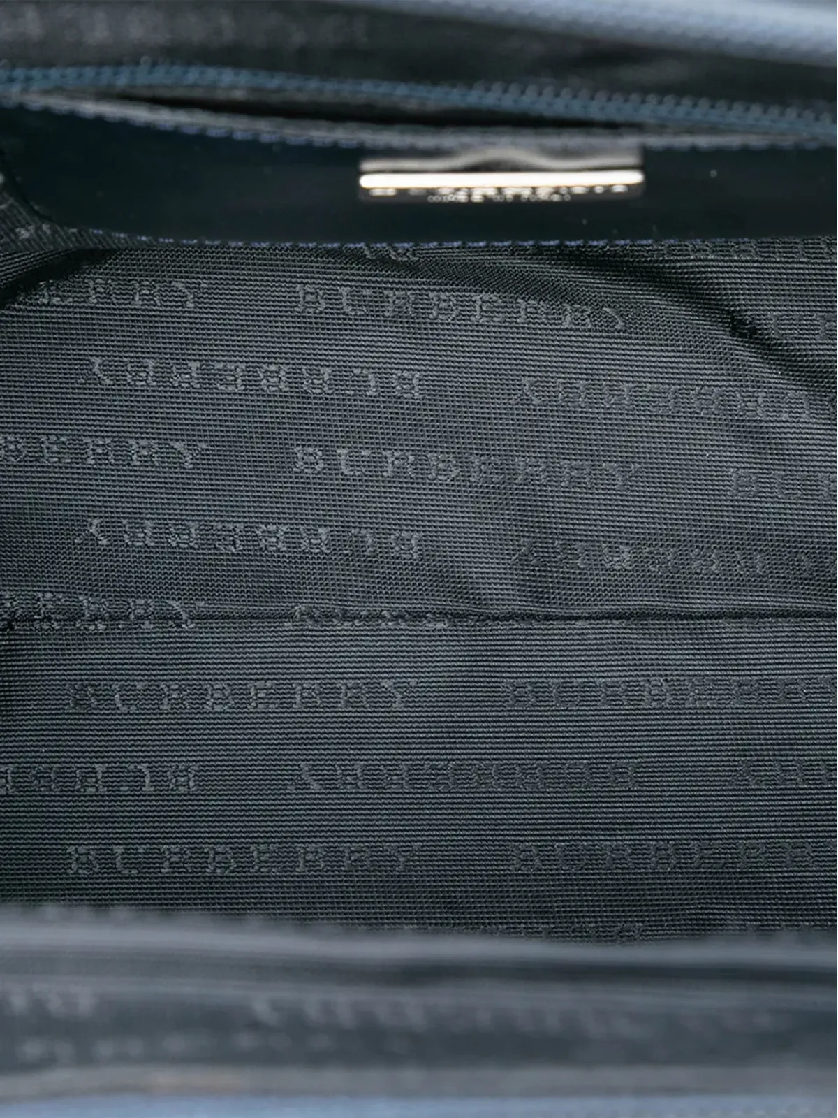 Burberry Pre-Owned ハウスチェック エンボスレザー ハンドバッグ ブルー - 画像5