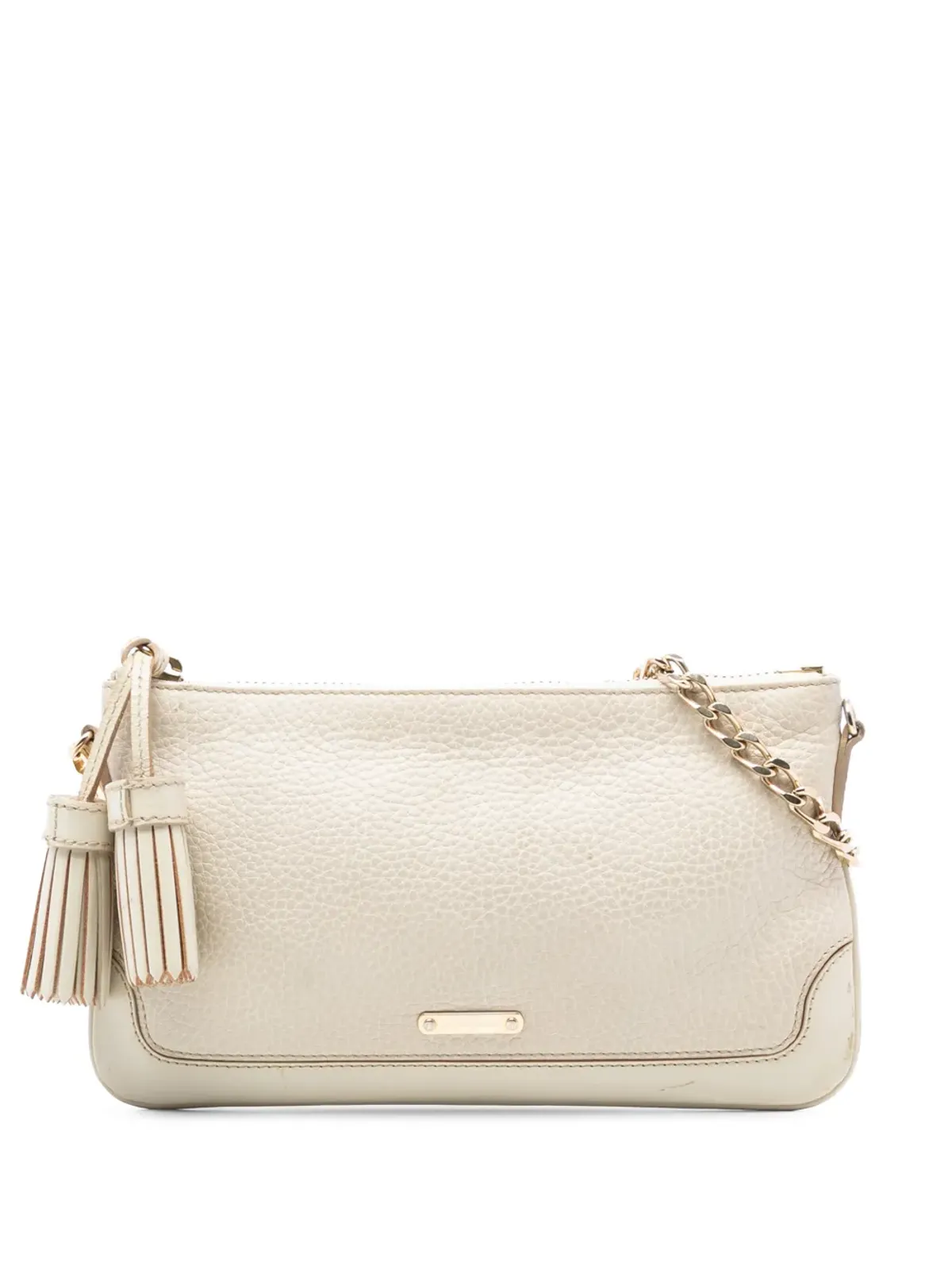 Burberry Pre-Owned レザー タッセル チェーン クロスボディバッグ - 画像1