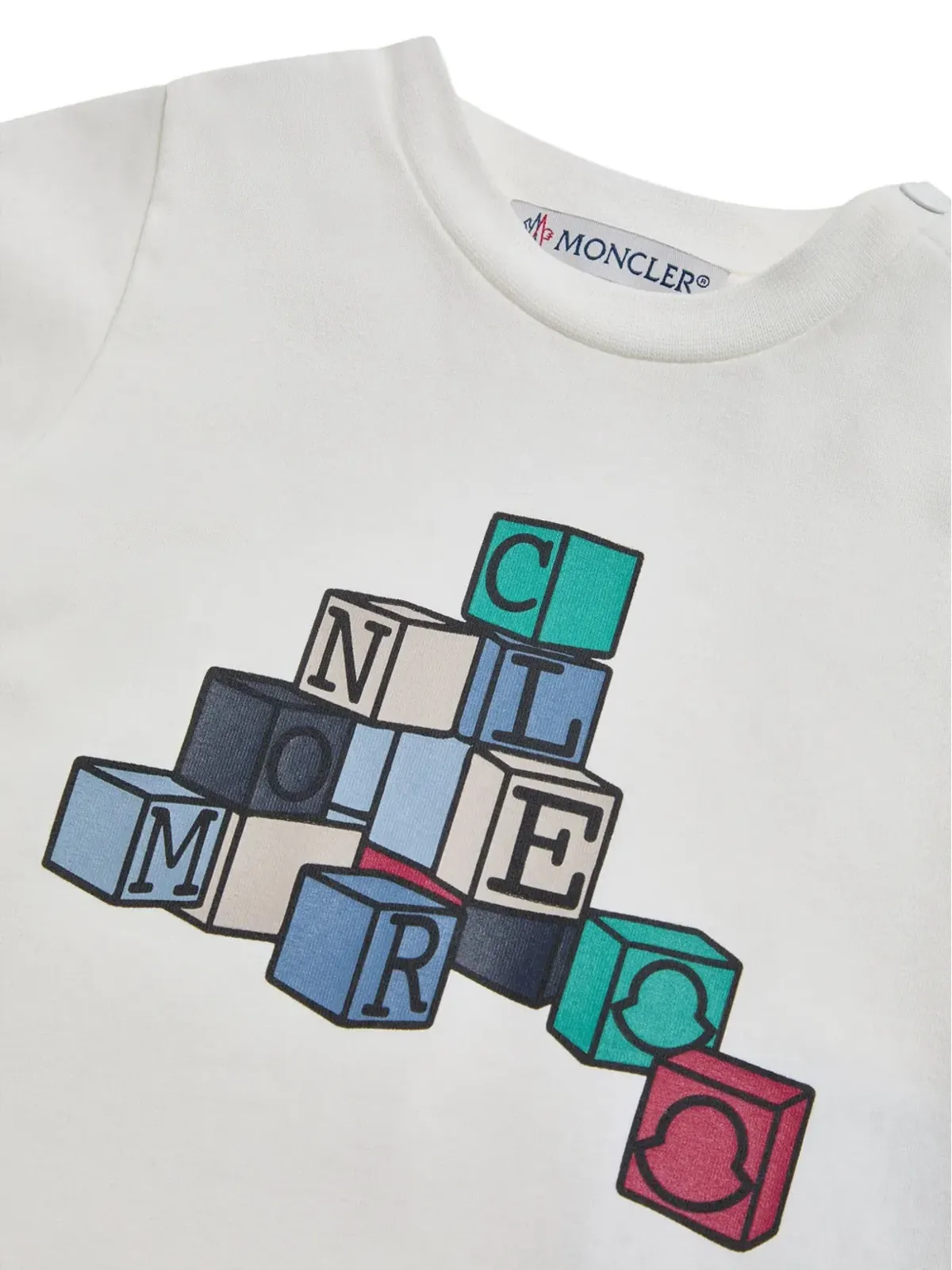Moncler Enfant ボタンロゴTシャツ - 画像4