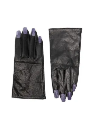 Yohji Yamamoto Pre-Owned レザーグローブ - サムネイル1