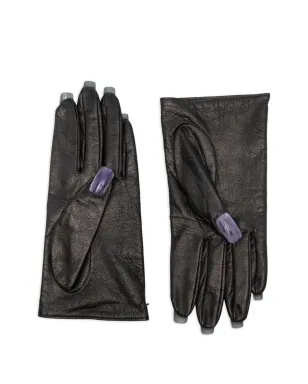 Yohji Yamamoto Pre-Owned レザーグローブ - サムネイル2