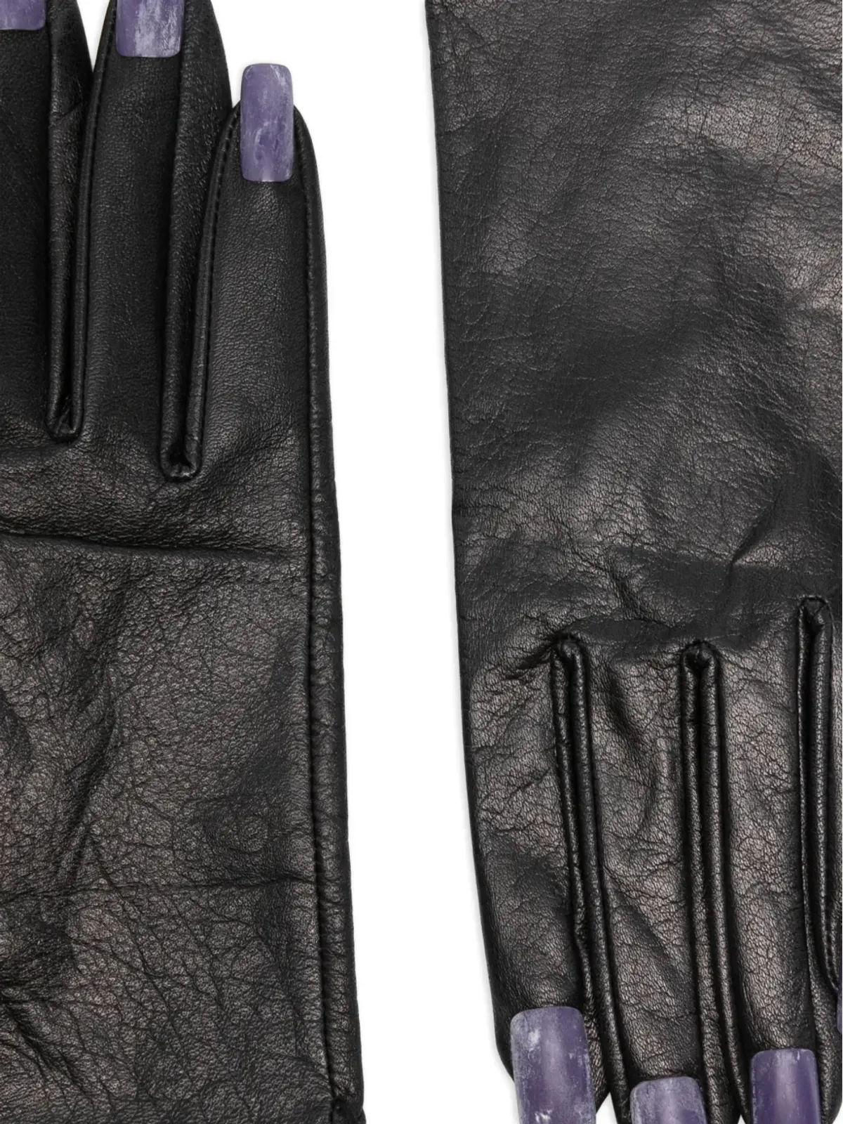 Yohji Yamamoto Pre-Owned レザーグローブ - 画像3