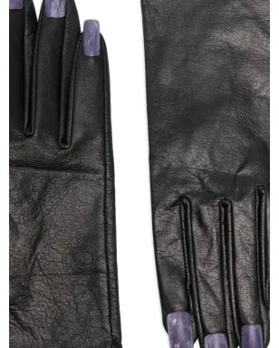 Yohji Yamamoto Pre-Owned レザーグローブ - サムネイル3