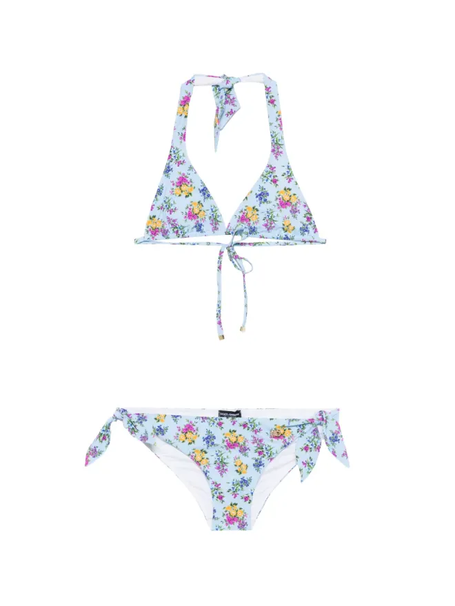 Dolce & Gabbana Dolce & Gabbana 花柄ビキニ - ブルーの商品画像