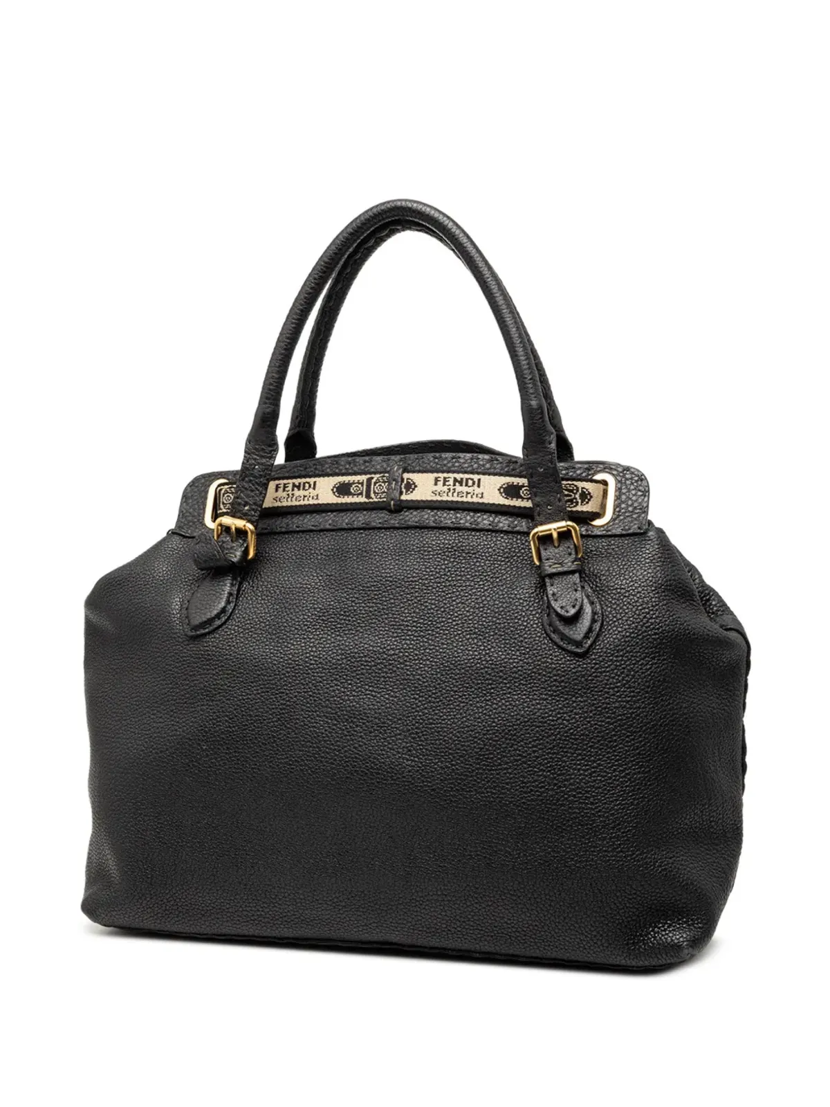 Fendi Pre-Owned レザー セレリア ヴィラ・ボルゲーゼ トートバッグ - 画像3