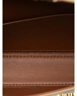 Celine Pre-Owned クロードチェーンショルダーバッグ レオパードプリント カーフレザー ブラウン - サムネイル5