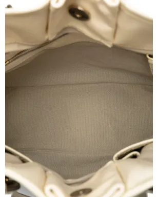 Burberry Vintage ハウスチェック キャンバスとレザー ブライドル・ホイップステッチ サッチェル - サムネイル5