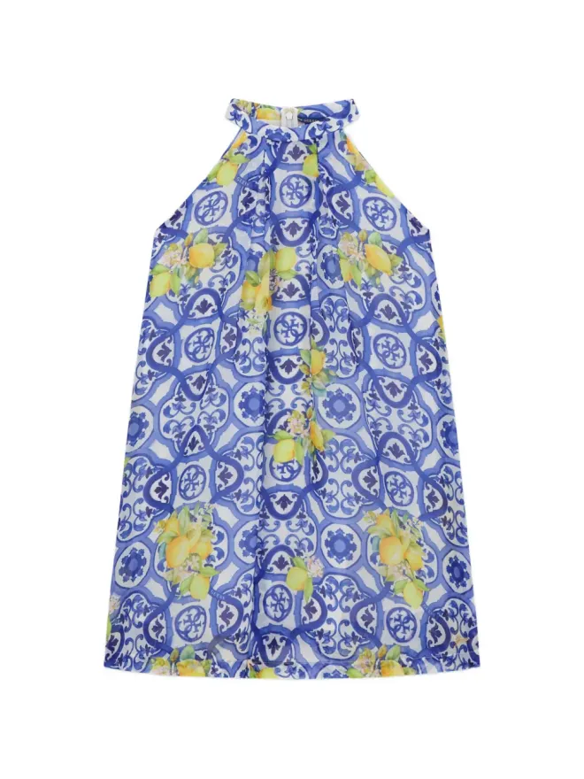 guess kids guess kids 柄入りホルターネックドレスの商品画像