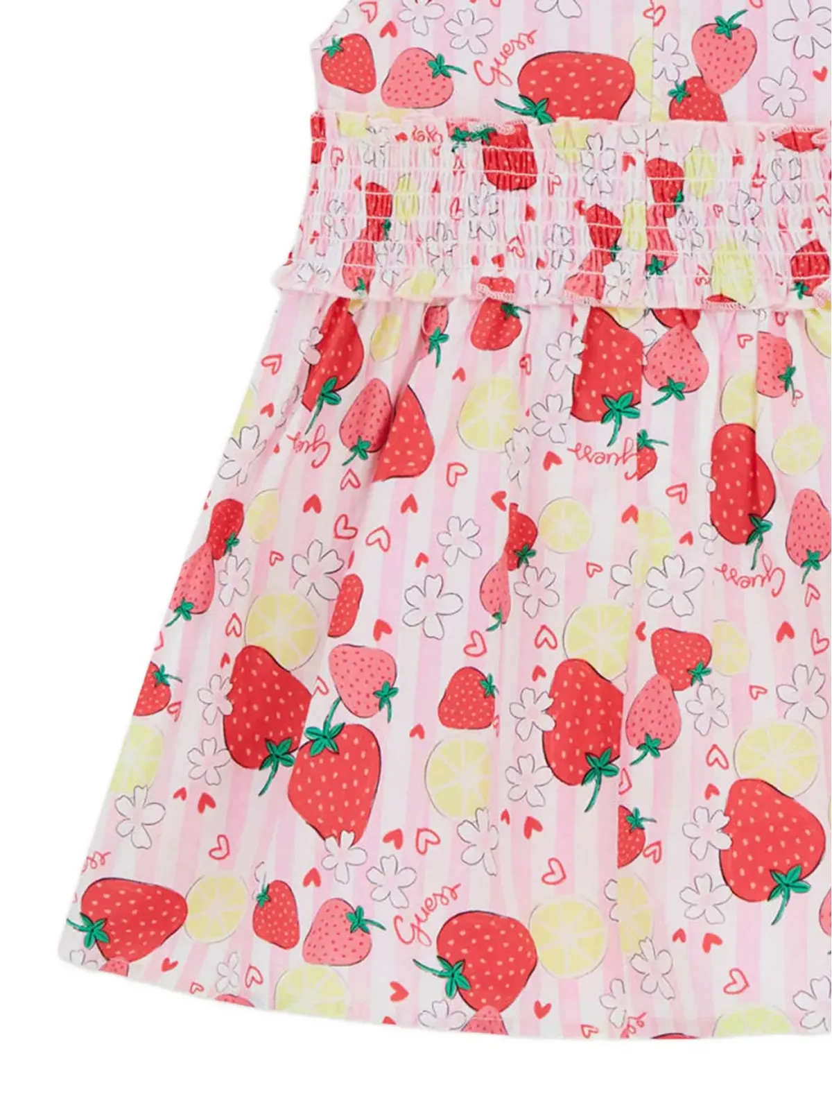 guess kids strawberry-print dress - Pink - 画像3