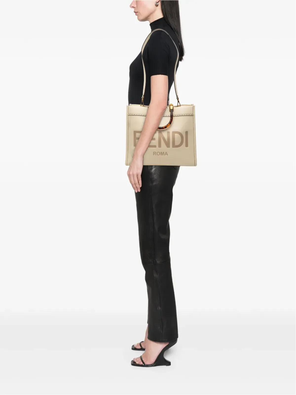 Fendi Pre-Owned サンシャイン ショッパー トート サッチェル - 画像2
