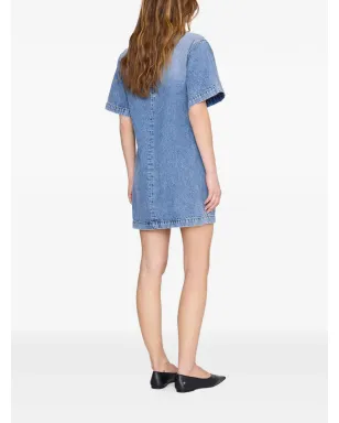 ANINE BING Tulah chest-pocket mini dress - サムネイル3