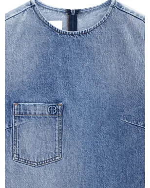ANINE BING Tulah chest-pocket mini dress - サムネイル4