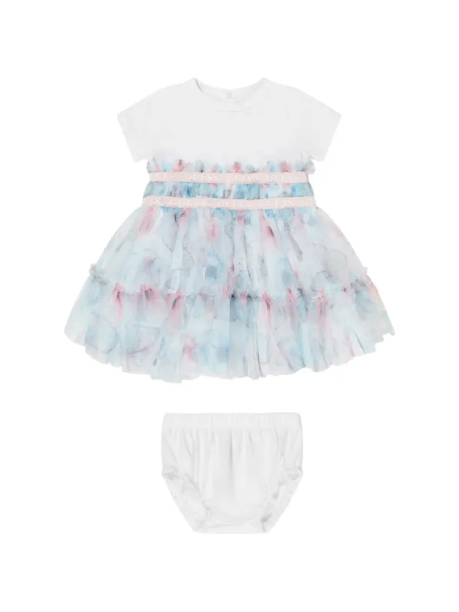 guess kids guess kids 蝶柄プリントのフリルドレスの商品画像