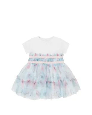 guess kids 蝶柄プリントのフリルドレス - サムネイル3