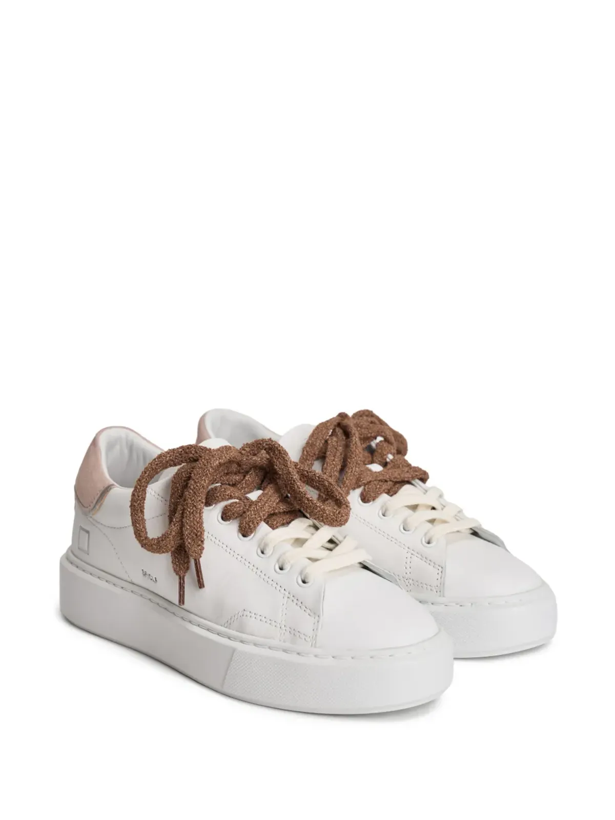 D.A.T.E. Sfera lace-up platform sneakers - White - 画像2