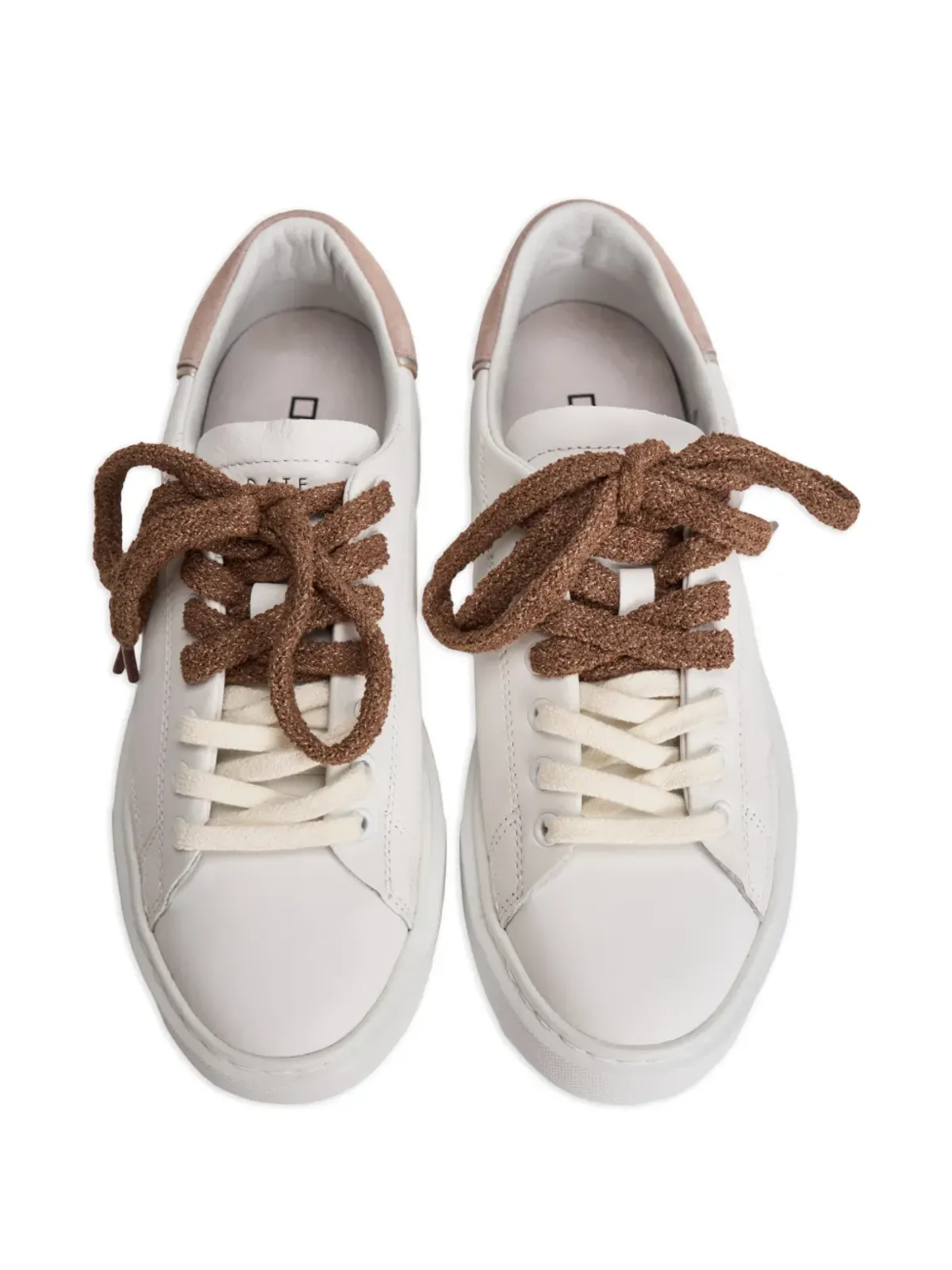 D.A.T.E. Sfera lace-up platform sneakers - White - 画像3