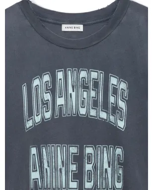 ANINE BING ジョニー クロップド Tシャツ - グレー - サムネイル4