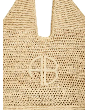 ANINE BING Leah ロゴディテール トートバッグ - Neutrals - サムネイル5