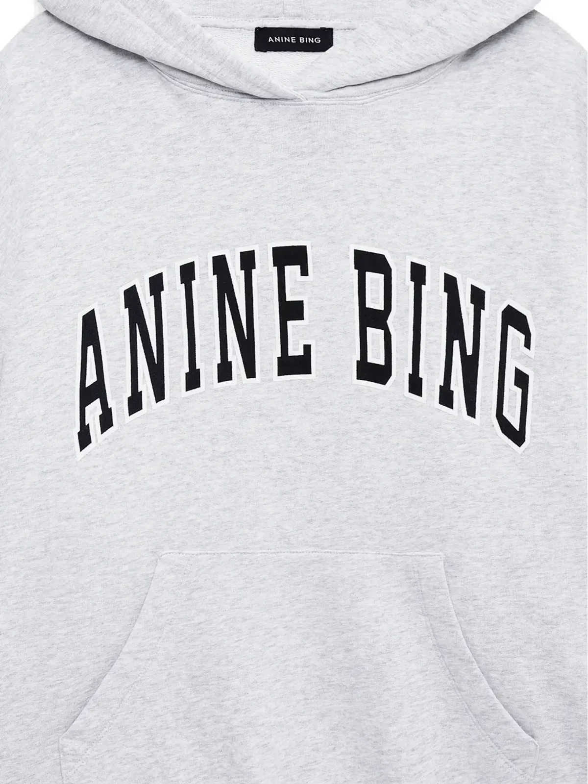 ANINE BING ロゴディテール フーディー - グレー - 画像5