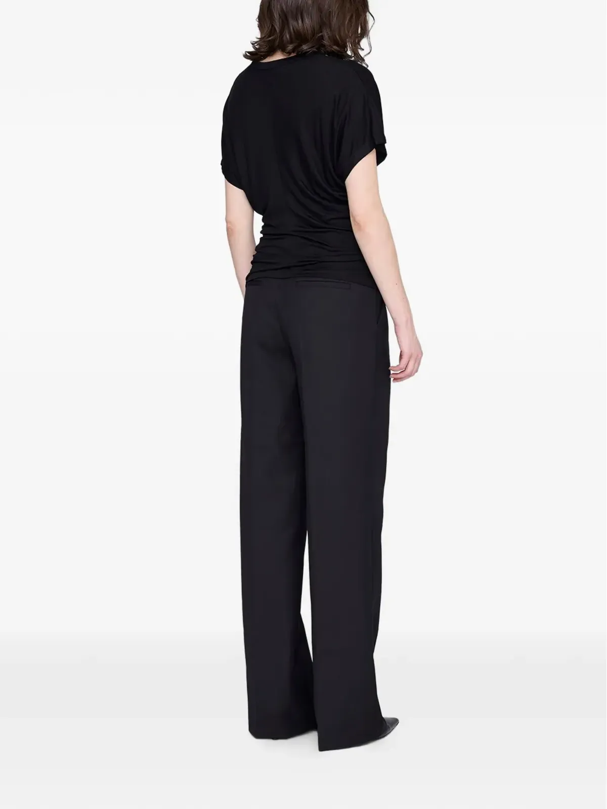 ANINE BING Zadig ドレープドTシャツ - 画像4