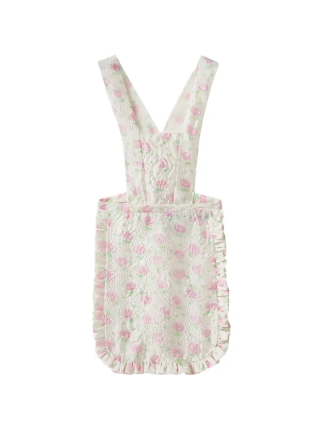Miu Miu Miu Miu 花柄のエプロン風トップスの商品画像