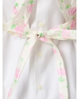 Miu Miu 花柄のエプロン風トップス - サムネイル5