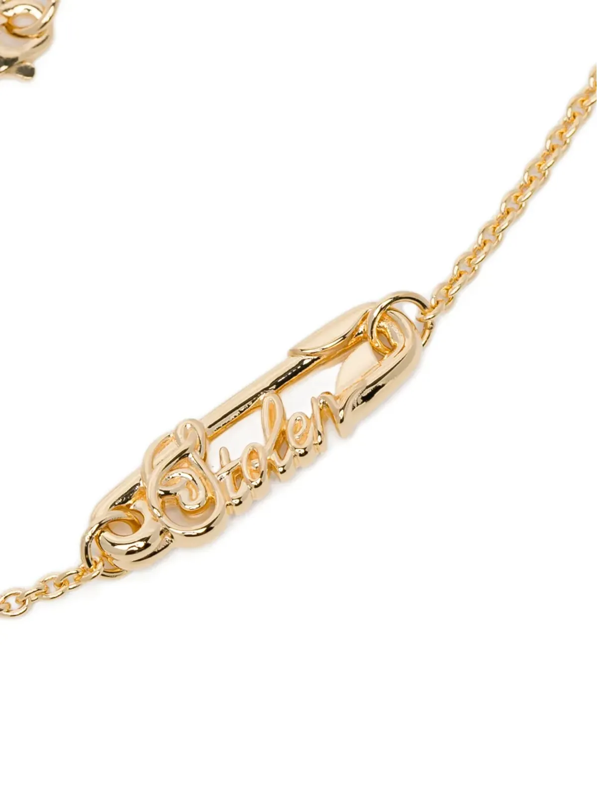 Stolen Girlfriends Club scripted-pin bracelet - Gold - 画像3