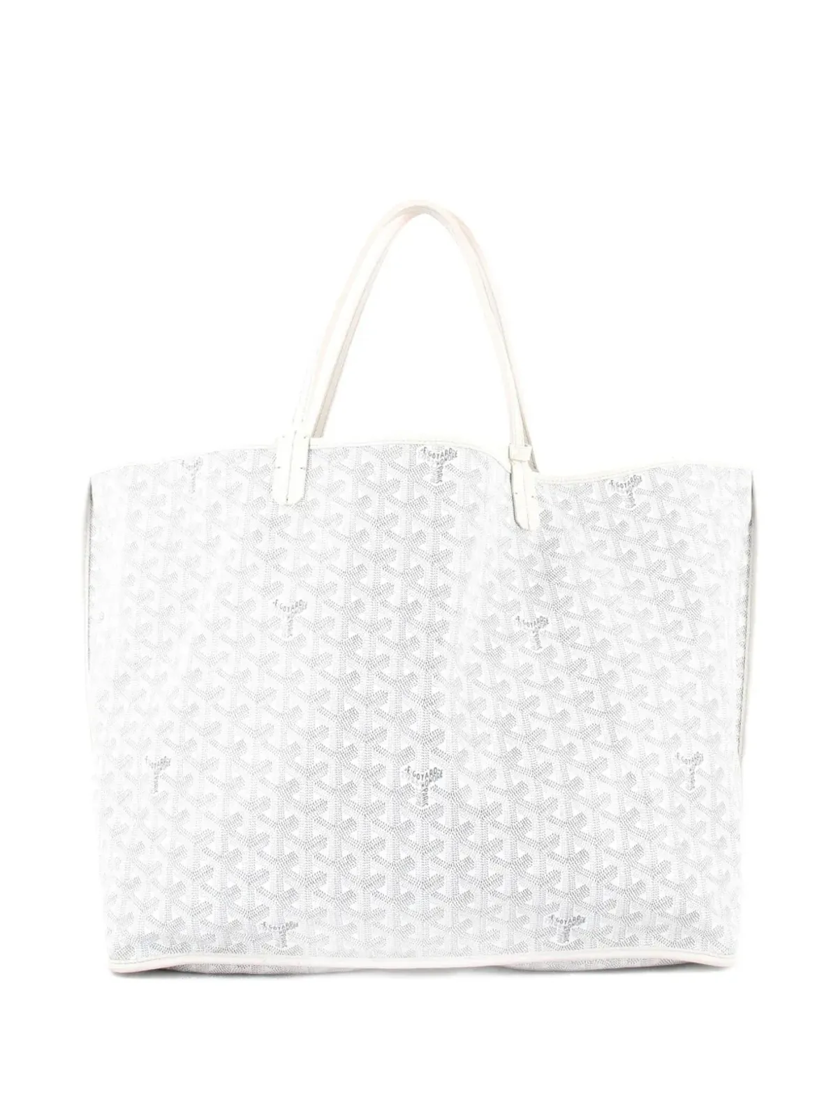 Goyard Pre-Owned Anjou Reversible Coated Canvas and Toile Canvas PM Tote Bag - White - 画像2