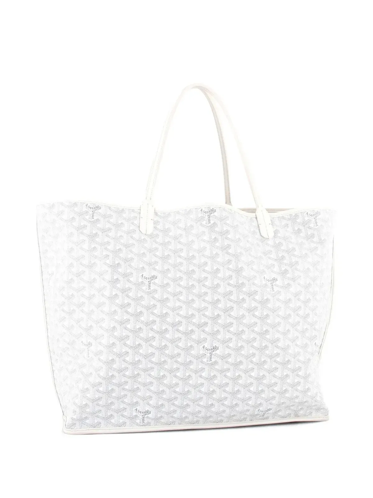 Goyard Pre-Owned Anjou Reversible Coated Canvas and Toile Canvas PM Tote Bag - White - 画像3
