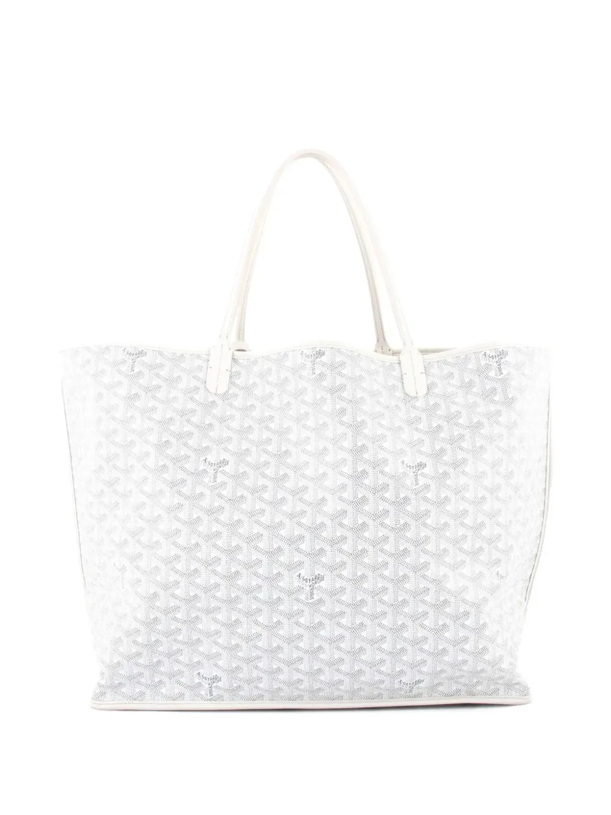 Goyard Pre-Owned Anjou Reversible Coated Canvas and Toile Canvas PM Tote Bag - White - 画像4